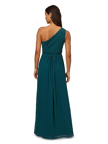 Image of Adrianna Papell One Shoulder Chiffon Gown