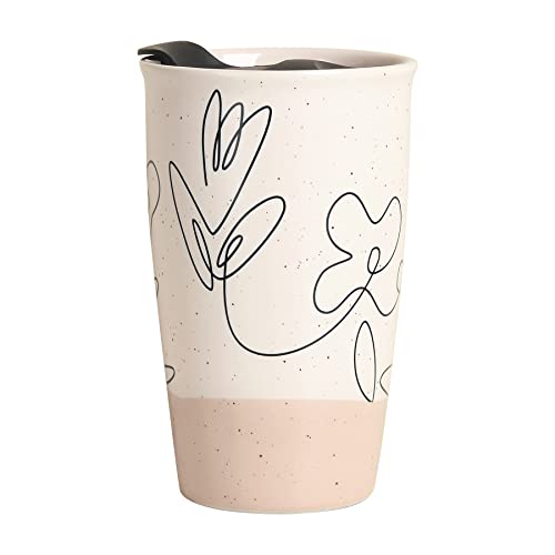 ANTIS'S HOME Coffee to go Becher mit Silikondeckel, Doppelwandiger...