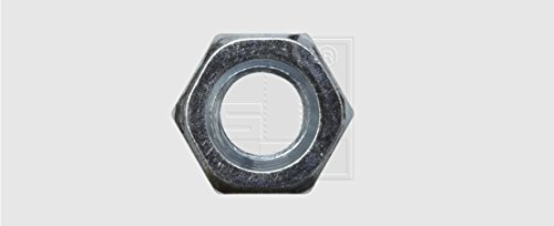 Écrou hexagonal M10 DIN 934 SWG acier galvanisé anti-rouille pour fixation durable x100