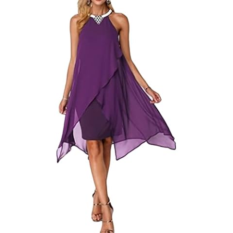 Robe Cocktail Asymétrique Minetom thumbnail