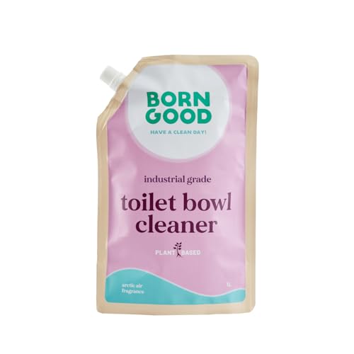 Born Good Industrial Grade Plant-Based Toilet Bowl Cleaner | Arctic Air Fragrance | Biodegradable, Non-Toxic, Eco-Friendly | 1 L