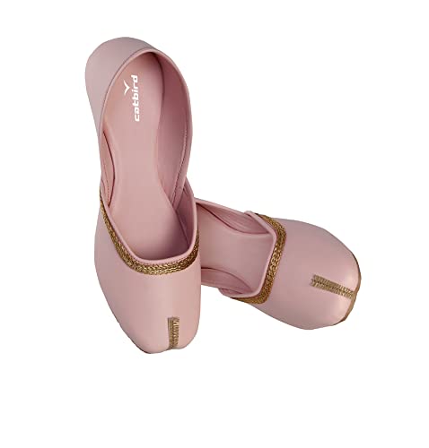 CatBird Women's Mojari Traditional Punjabi Jutti Ethnic Shoes4