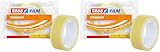 tesa tesafilm standard - Transparentes Multifunktions-Klebeband für Heim- Schul- und Büroanwendungen - 10 m x 15 mm (Packung mit 2)
