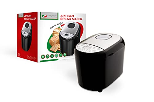 MAGNANI Brotbackautomat mit 19 Einstellungen (für Brot, Joghurt, Reis oder Marmelade), Brotbackmaschine inkl. Messbecher…