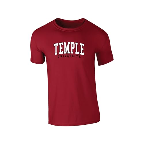 Camiseta Temple University Owls ropa universitaria de manga corta gris original