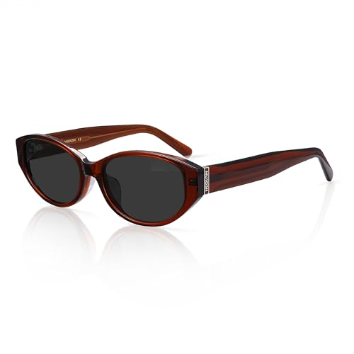 Image of Vintage Narrow Cat-Eye Sunglasses for Women Men, Exclusive Eyewear Brand of EssilorLuxottica