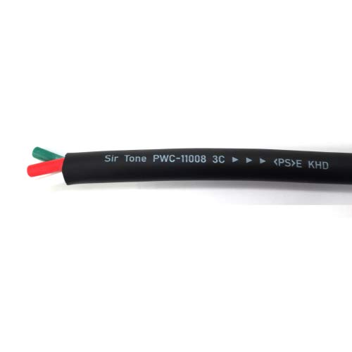 Amazon | Sir Tone PWC-11008 3C 1m切売り〈電源ケーブル5.5sq 3芯 