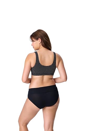 Image of Motherhood Maternity Women's Soft Cotton Spandex Wrap Front Maternity & Nursing Sleep Bralette Bra S-3x