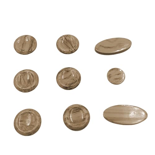 9 almohadillas de repuesto para reparación de saxofón para mejorar el sonido y la estanqueidad con guía de instalación detallada (idioma español no garantizado)