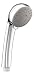 Produktbild 'aquaSu® Handbrause Tyra mit 3 Strahlarten | rund | chrom | mit 6,5 cm großer Sprayplatte | Strahlarten-Umstellung per Dreh | Wassersparfunktion | Antikalk-Noppen | Standard-Gewinde in 1/2 | 72206 3