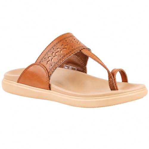 Image of Medifeet Women's Orthopedic Toe-Ring Sandals | Soft Cushioned Slip-On Comfort Slippers | Anti-Skid, Arch Support