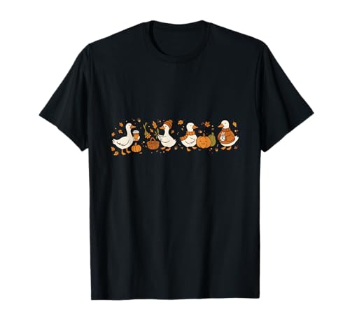 Oie d’Automne | Design d’Oie Drôle Cosy Automne T-Shirt