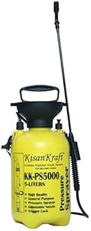 KisanKraft KK-PS5000 Manual Pressure Sprayer | Hand Operated | Perfect for Medium-Scale Spraying | 5L Capacity for Coverage | Versatile for pest Control, fertilizing & Weed Management | Easy to use
