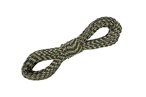 Image of 550 para Cord Parachute Survival Cord Rope Spec Type III 7 Strand Paracord Rope, Military Grade Nylon 4mm Diameter (Mgreen Camo, 30)