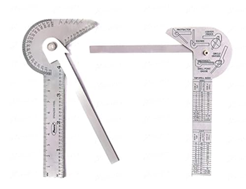 Regla multiusos con transportador y calibre miniatura 1