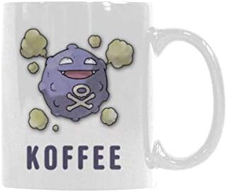 Miniatura 2 de Top Koffing Koffee - Taza de café o taza de té, tazas de material de cerámica, color blanco, 11 onzas