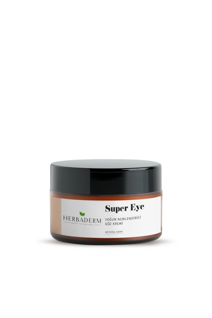 Herbaderm Super Eye Koyu Halka Ve Kırışıklık Karşıtı Kolajen + C Vitamini Nemlendirici Göz Çevresi Kremi