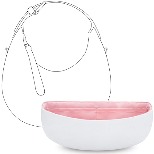 FANJI Project Bolsa organizadora para Celine Teen Lulu, ajuste personalizado dentro premium Rose Sakura, leve, resistente à água, acessórios de inserção