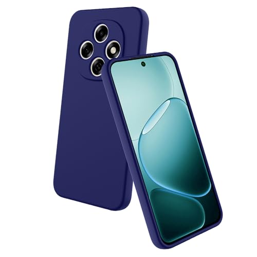 Image of Back Cover for Oppo F31 Pro 5G | Full Camera Protection | Premium Liquid Silicon Case | Flexible Bumper Case for Oppo F31 Pro 5G (Dark Blue)