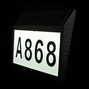 Hwjxd HJIYRE Solarna Tabliczka Adresowa 1 szt.