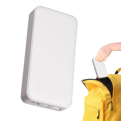Caja segura: almacenamiento secreto portátil, contenedor tipo banco de energía para ocultar objetos de valor | Caja de almacenamiento de accesorios segura compacta Anillos Cadenas Llaves Auriculares
