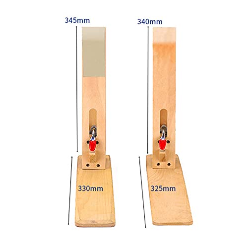 Fixador de costura à mão de couro de madeira braçadeira de fixação de couro ferramenta de costura de