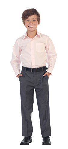 Image of Gioberti Boys Long Sleeve Solid Dress Shirt