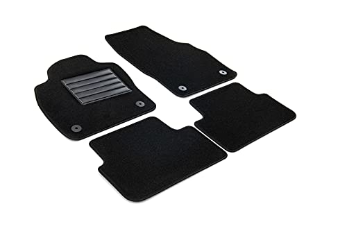 Composizione set: 2 tappeti anteriori e 2 tappeti posteriori; sistemi di fissaggio: Audi A1 II (GB) 2018>; anche Citycarver