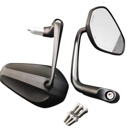 Motorrad Spiegel Motorrad Retro Halterung Lenker Rückspiegel Für Triumph Für Trophy SE Für TIGER 1200 Für AMERICA Für ROCKET III Für SPRINT RS Für SRINT ST(Black)