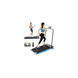 Treadmill with Incline, Walking Pad Foldable Treadmills for Home with 2.5HP, Speed 6.2-7.6MPH Walking Pad with Handle Bar, Remote Control and LED Display