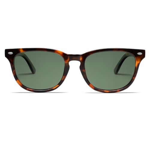 VANLINKER Retro Polarized Square Sunglasses for Women Men Vintage Round Shades VL9831