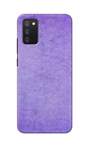 Image of Plain Purple Hard Back Case Cover for Samsung Galaxy M02s / Samsung A02s / Samsung F02s / Samsung A03s Back Cover -(J5) VNS2226