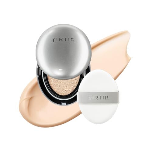 Image of TIRTIR Mask Fit Aura Cushion Foundation, Full coverage, Skin fit, Satin Glow Finish, Korean Cushion Foundation #17C PORCELAIN| 4.5g