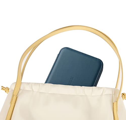 L&Ici Small Jewelry Box For Women Girls, Pu Leather Travel Jewelry Organizer Case, Storage Holder Display For Ring Earrings Necklace Watch Men Kids Gift, Bluish Green 8.26(L)X5.5(W)X1.7(H) Inch #TOP6