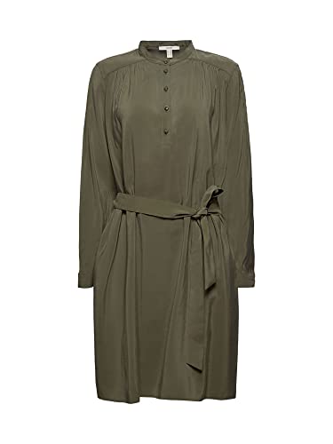 ESPRIT 091EE1E317 Vestito, Verde (Dark Kaki 317)