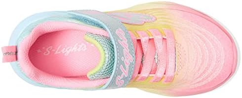 Skechers Kids Girls Twisty Brights-Swirled Colo Sneaker, Link Pink/Multi, 10.5 Little Kid | Image 1
