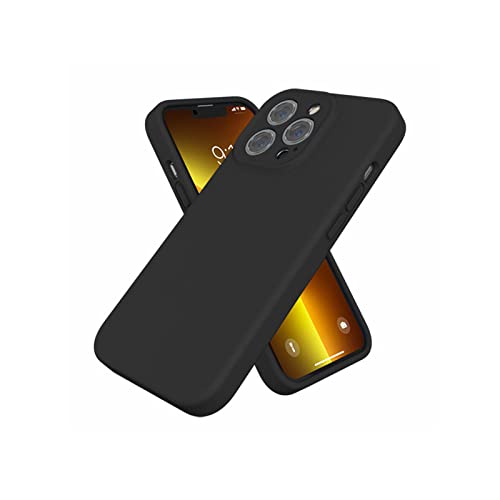 Coque silicone liquide iPhone 13 antichoc à bord droit