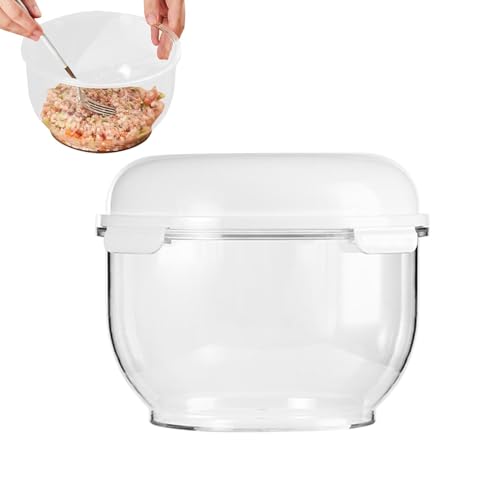 Contenedor a prueba de masa, caja de almacenamiento de masa, caja de prueba de masa, organizador de almacenamiento de alimentos con tapa, caja de masa antiadherente, suministros para hornear