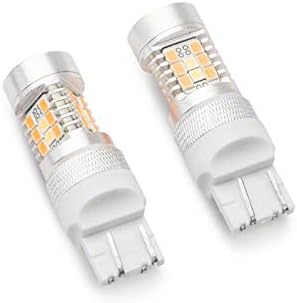 Axial Vividline Dual Color LED Front Turn Signal Bulbs 7443 Fits Jeep Wrangler JL Sport 2018-2020