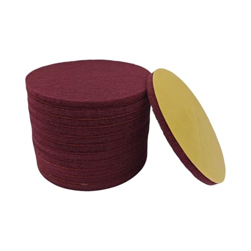 Patins abrasifs de 15,2 cm disques à dos autocollant pour ponçage du bois