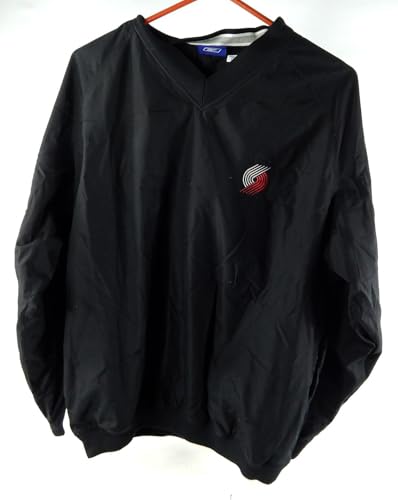 2000s Portland Trail Blazers Team Issued Windbreaker Pullover S 567 - NBA Game Used