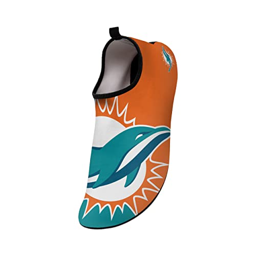 Image of FOCO NFL Mens Nflteam Logo Barefoot Beach Pool Quick-Dry Aqua Yoga Water Shoes
