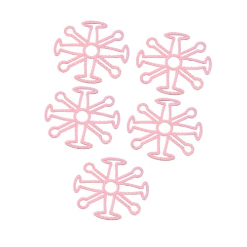 Menolana 5X Bike Helmet Pads, Helmet Padding, Breathable Padding Kits Pads Set for Outdoor Motorcycle, Pink