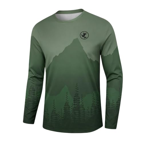 UGLY FROG Men's Cycling Jersey Road Bike Jersey Back Pocket Long Sleeve Top+Long Bib Pants