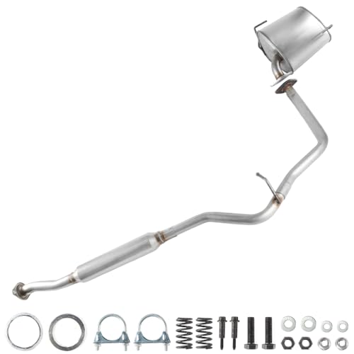 Exhaust Finisher - 2022 Subaru WRX 6 Resonator Pipe Muffler Exhaust System Kit Compatible with 2014 2015 2016 Subaru Forester 2.5L, Direct Fit Auto Replacement Part Set