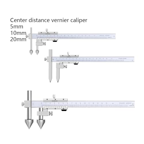 Calibrador Vernier de Acero Inoxidable 10-300mm miniatura 3