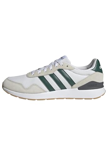 adidas Herren Run 60S 4.0 Shoes, FTWR White/Collegiate Green/Grey One, 46 EU – Ansicht 1