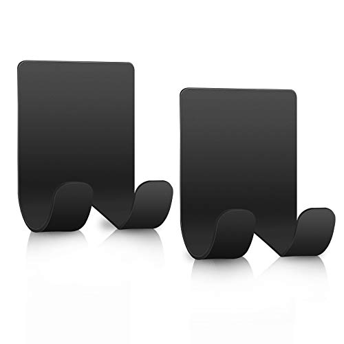 Razor Holder Shaver Hook Hanger Stand Caddy (2 Pack) Self Adhesive Stick on Hook Heavy Duty...