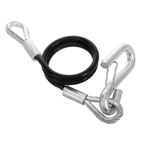 PENIKOKO Cables De Seguridad para Remolque Auto-Coiling De Alta Resistencia para Vehículos y Remolques Capacidad De Fácil Instalación y Compatibilidad
