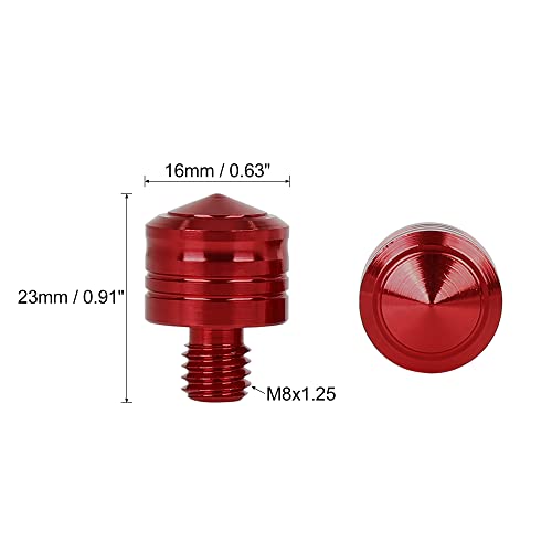 X AUTOHAUX 2pz 8mm Motocicletta Motociclo Tappi